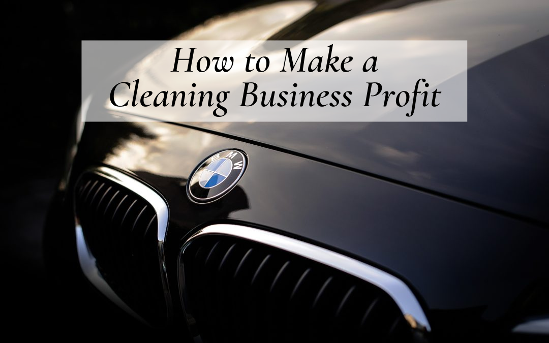 How to Make a Cleaning Business Profit